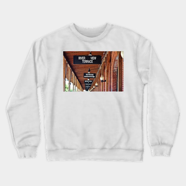 Coastline Building Crewneck Sweatshirt by Cynthia48